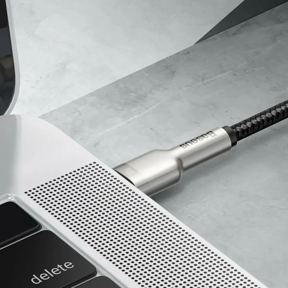 Kabllo Baseus, USB C / USB C, 1 m, e zezë - 9