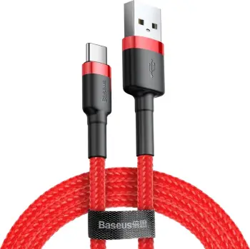 Kabllo Baseus, USB / USB TYPE C, 2 m, e kuqe