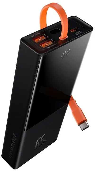 Powerbank me ekran LED Baseus Elf, 20000mAh, 65W, i zi - 1