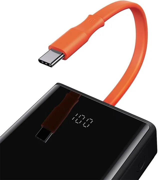Powerbank me ekran LED Baseus Elf, 20000mAh, 65W, i zi - 2