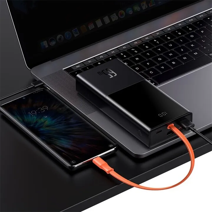 Powerbank me ekran LED Baseus Elf, 20000mAh, 65W, i zi - 5
