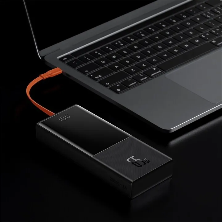 Powerbank me ekran LED Baseus Elf, 20000mAh, 65W, i zi - 7