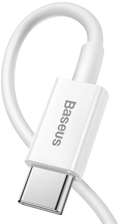 Kabllo BASEUS Superior Series USB-C - Lightning, 20W, 1m, e bardhë - 3