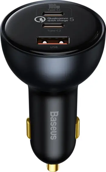 Karikues makine Baseus 1x USB-A, 2x USB-C, Quick Charge ™ 5, 160W, gri + kabllo Xiaomi USB-C