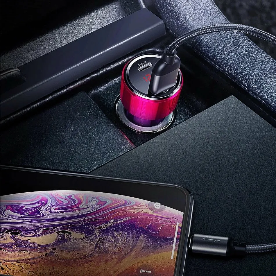 Karikues veture Baseus Magic Series PPS CCMLC20C-01, 45W, USB-C/USB-A, me ekran, zi - 13