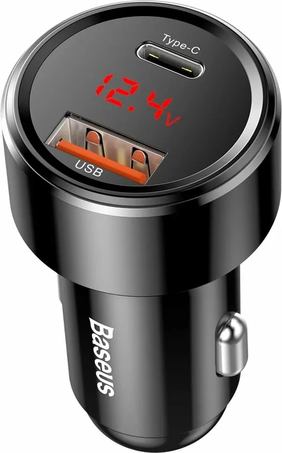 Karikues veture Baseus Magic Series PPS CCMLC20C-01, 45W, USB-C/USB-A, me ekran, zi - 4