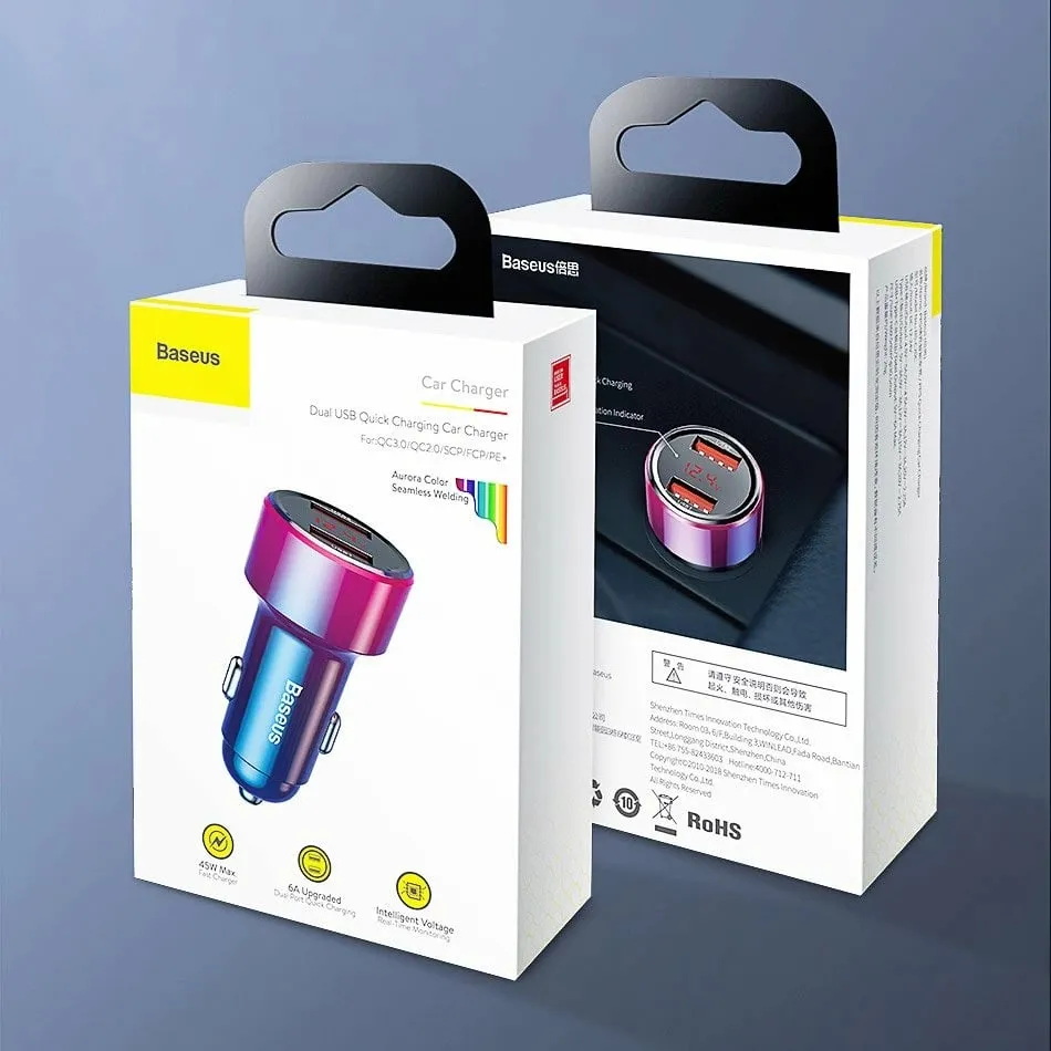 Karikues veture Baseus Magic Series PPS CCMLC20C-01, 45W, USB-C/USB-A, me ekran, zi - 8