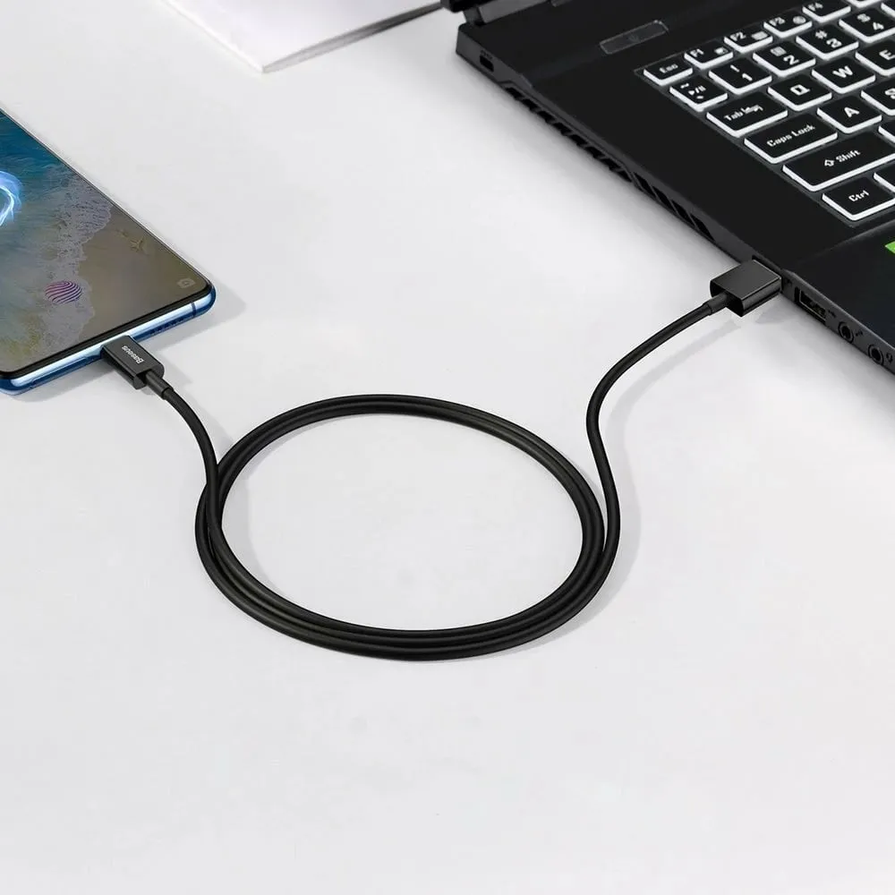 Kabllo Baseus Superior CAMYS-01, USB-A në micro USB, 1m, 2A, e zezë - 11