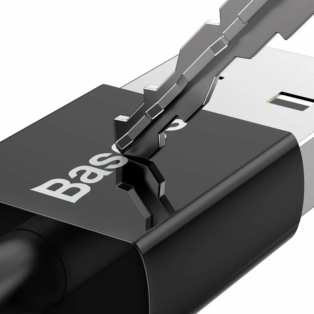 Kabllo Baseus Superior CAMYS-01, USB-A në micro USB, 1m, 2A, e zezë - 4