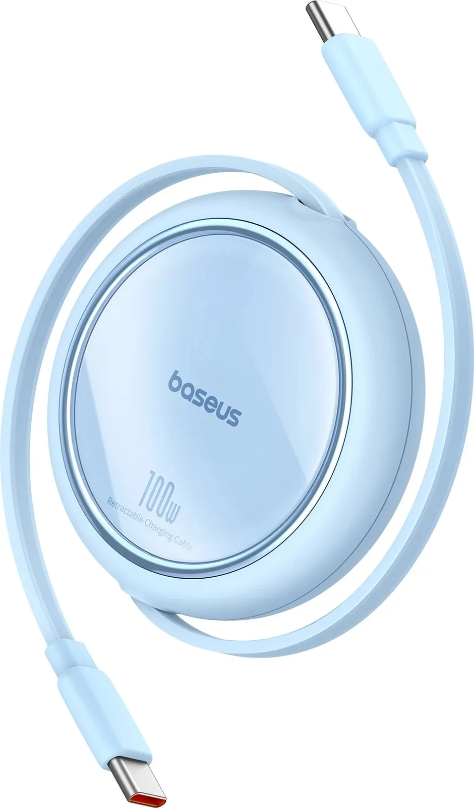 Kabllo Baseus Free2Draw Mini USB-C në USB-C, 100W, 1m, kaltër - 1