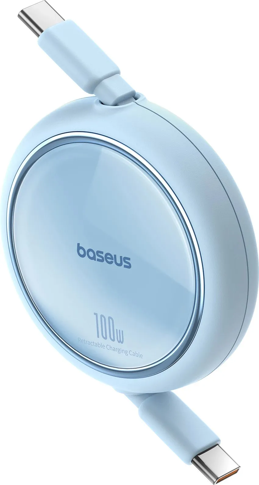 Kabllo Baseus Free2Draw Mini USB-C në USB-C, 100W, 1m, kaltër - 2