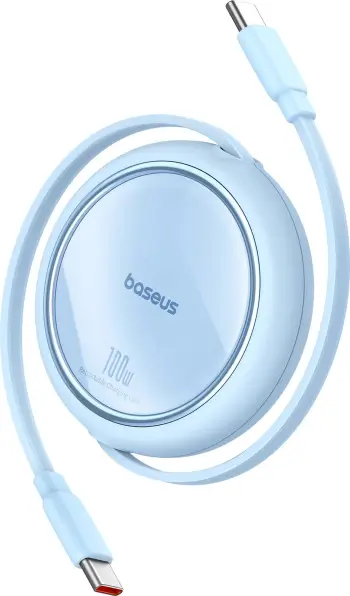 Kabllo Baseus Free2Draw Mini USB-C në USB-C, 100W, 1m, kaltër