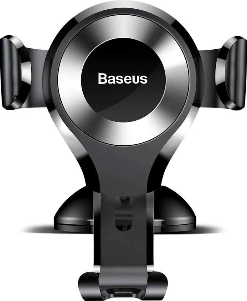 Mbajtës graviteti për celular Baseus Osculum SUYL-XP0S, për xham ose panel, zi dhe argjendtë - 2
