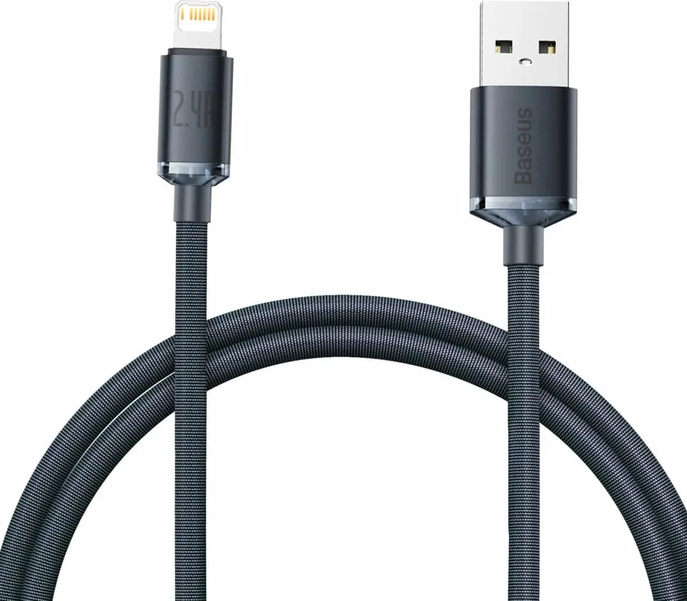Kabllo USB Baseus Cafule, USB A në Lightning, 2m, blu - 1