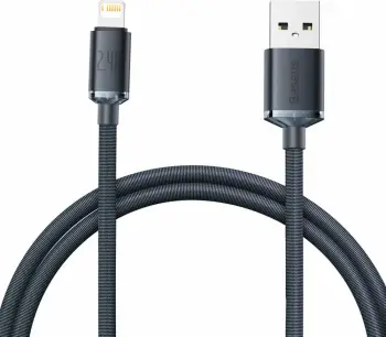 Kabllo USB Baseus Cafule, USB A në Lightning, 2m, blu