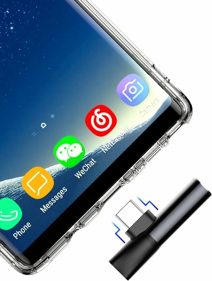 Adapter audio Baseus L41, USB-C në USB-C + 3.5 mm, i zi - 12