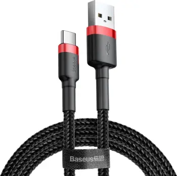 Kabllo Baseus USB - A në USB - C, 1 m, e zezë