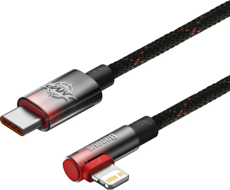 Kabllo Baseus MVP 2, USB-C në Lightning, 1m, 20W, Kuqe - 3