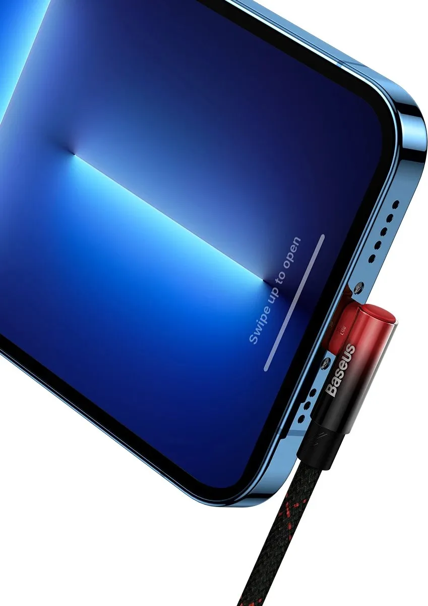 Kabllo Baseus MVP 2, USB-C në Lightning, 1m, 20W, Kuqe - 7