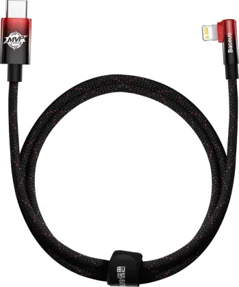 Kabllo Baseus MVP 2, USB-C në Lightning, 1m, 20W, Kuqe
