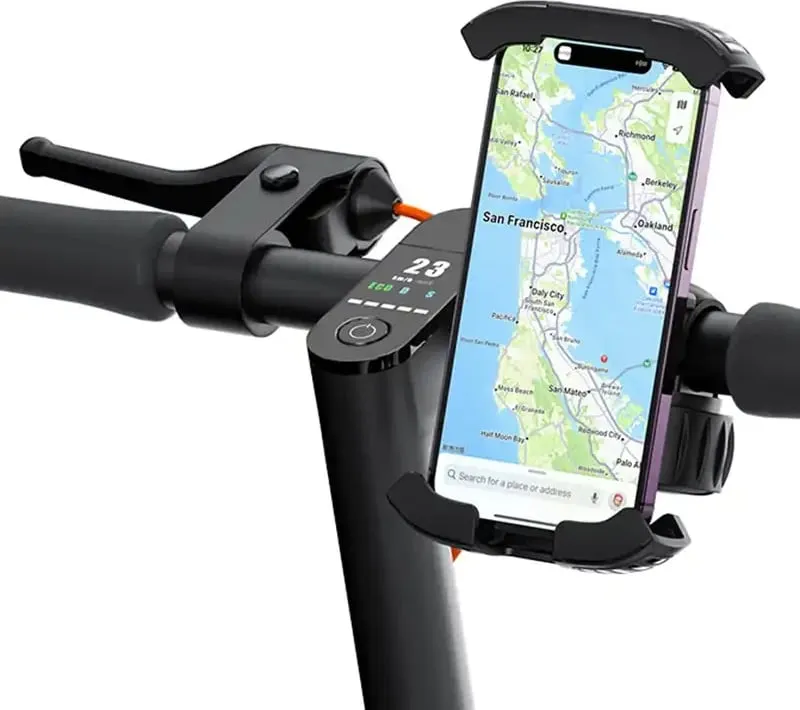 Mbajtëse biçiklete për telefon Baseus QuickGo, rrotullim 360°, e zezë - 6