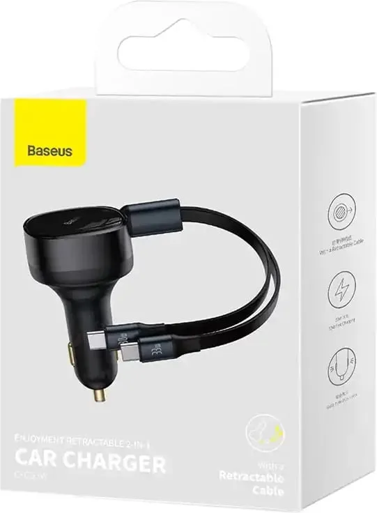 Karikues veture Baseus Enjoyment, 33W, 2x USB-C (male), i zi - 8