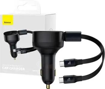 Karikues veture Baseus Enjoyment, 33W, 2x USB-C (male), i zi