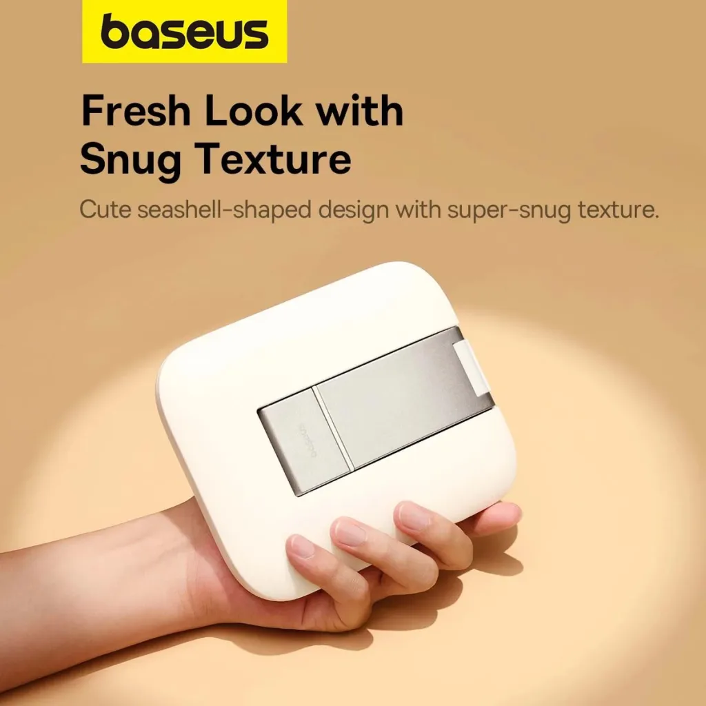 Mbajtëse tabletë Baseus BS-HP009 Seashell Series, e palosshme, e bardhë - 10