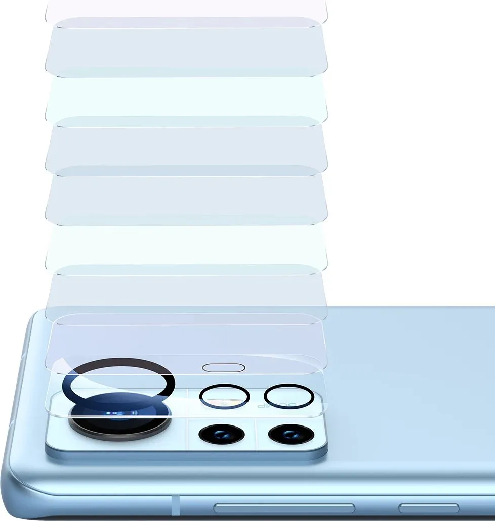 Mbrojtës kamerë Baseus për Xiaomi 12 Pro, 0.3mm, Transparent, 2 copë + set pastrimi - 3