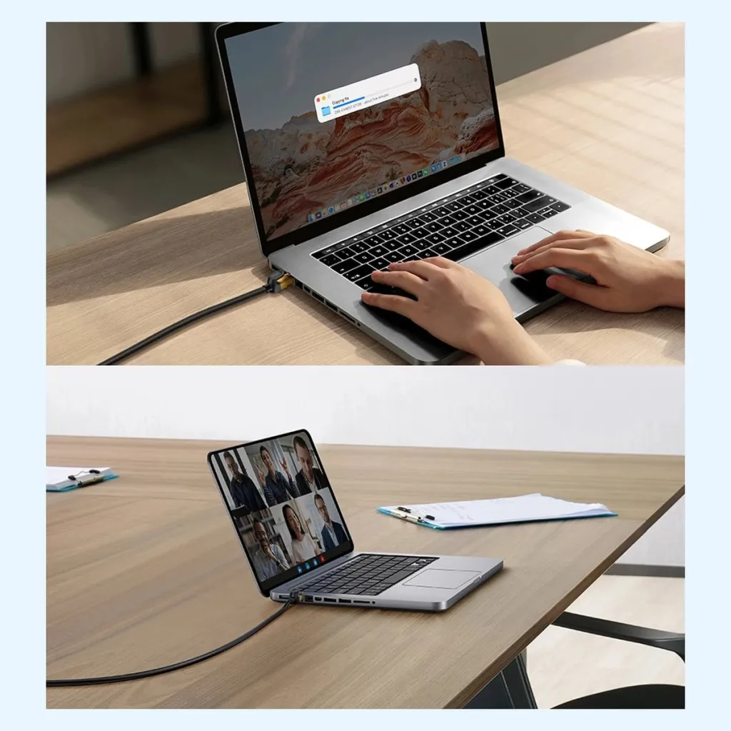 Kabllo rrjeti Baseus Speed Seven Cat 7, RJ45, 10Gbps, 5m, e zezë - 13