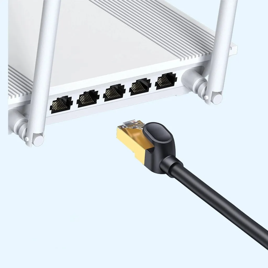 Kabllo rrjeti Baseus Speed Seven Cat 7, RJ45, 10Gbps, 5m, e zezë - 14
