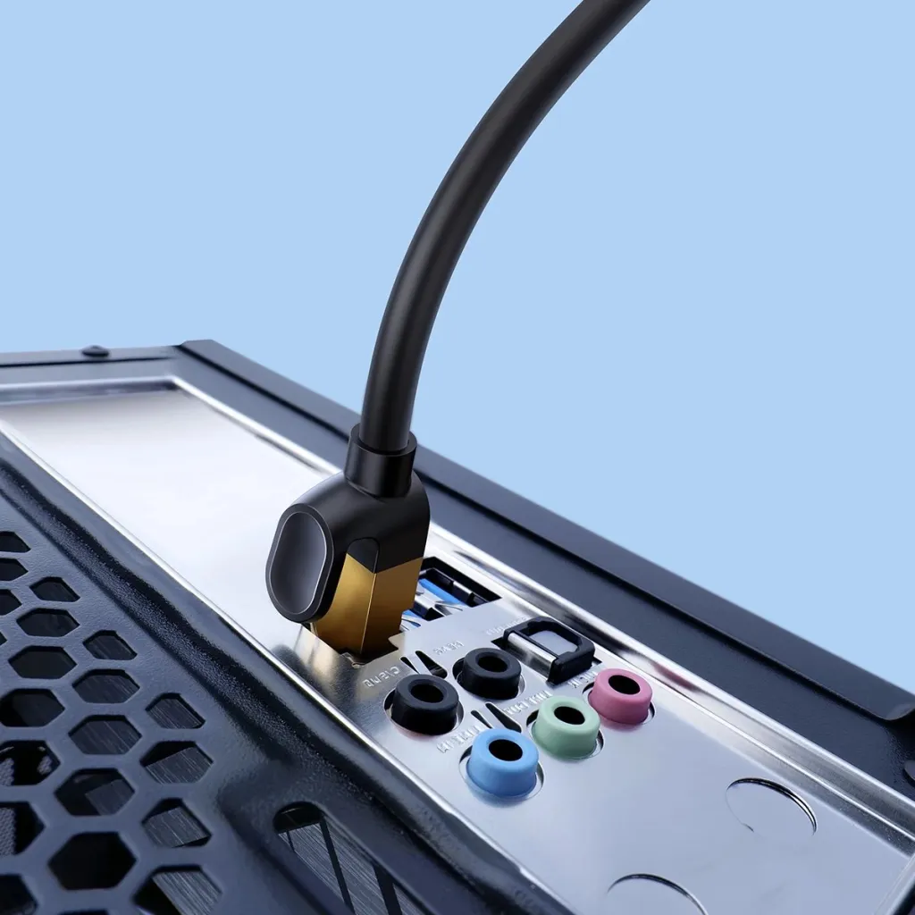 Kabllo rrjeti Baseus Speed Seven Cat 7, RJ45, 10Gbps, 5m, e zezë - 10