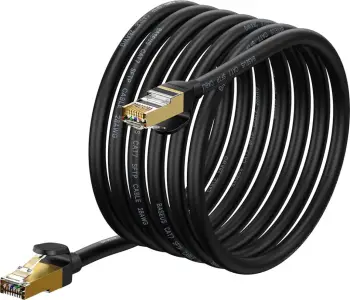 Kabllo rrjeti Baseus Speed Seven Cat 7, RJ45, 10Gbps, 5m, e zezë