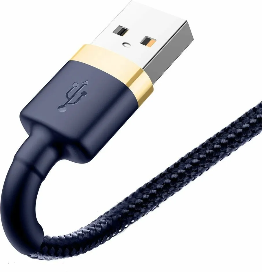 Kabllo Baseus Cafule CALKLF-CV3, USB-A në Lightning, 2m, 1.5A, Blu-Ari - 5