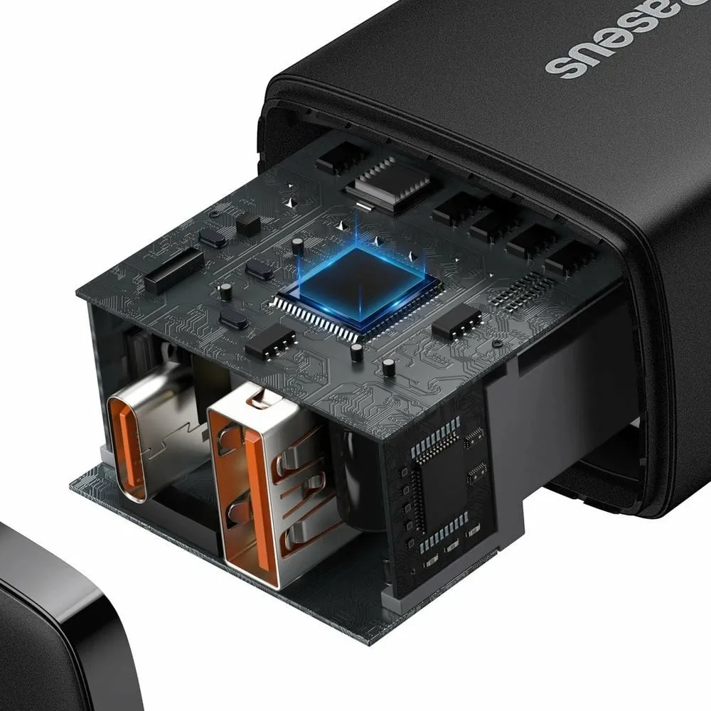 Karikues muri Baseus Compact, 20W, 2 porta USB-A/USB-C, i zi - 6