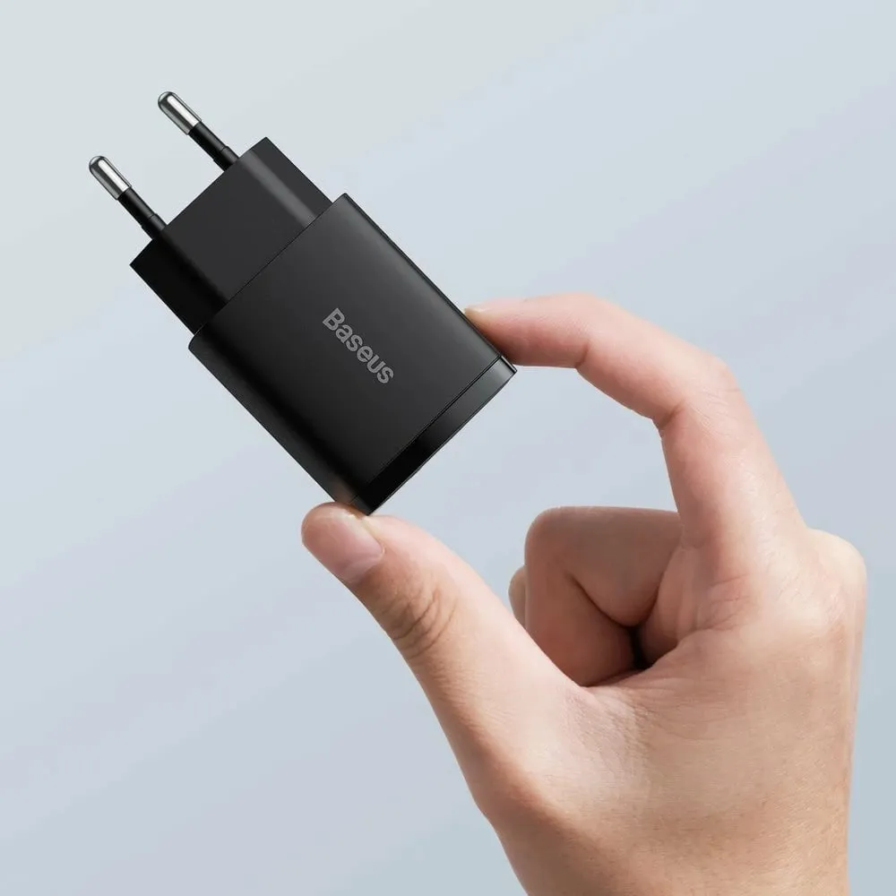 Karikues muri Baseus Compact, 20W, 2 porta USB-A/USB-C, i zi - 7