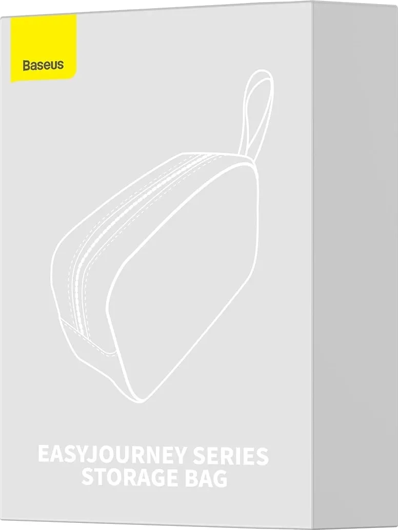 Qantë aksesorësh Baseus EasyJourney, e vogël, lëkurë, gri - 4