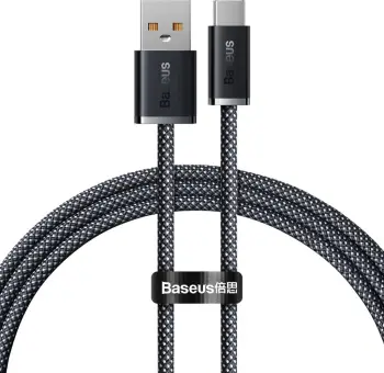 Kabllo USB Baseus Dynamic Series, 1m, USB-A në USB-C, 100W, Gri