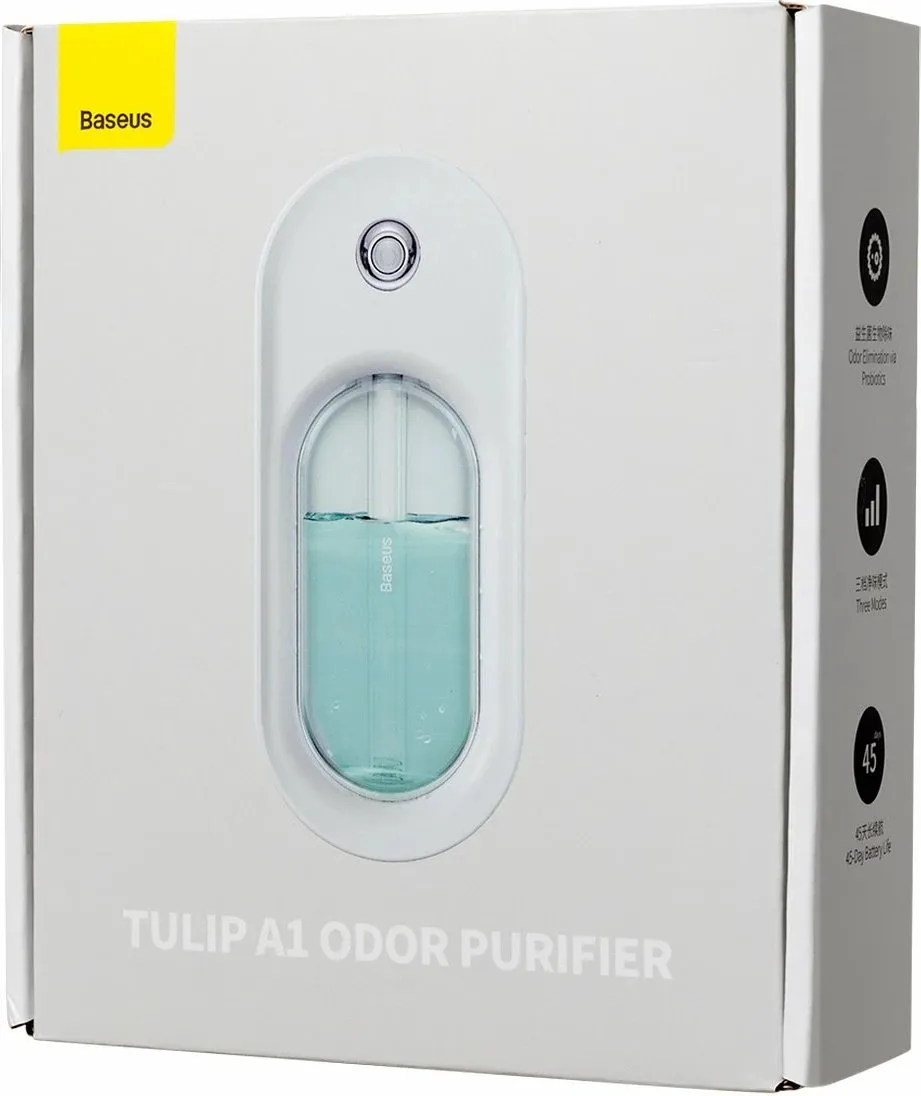 Pastrues aromash Baseus Tulip A1, 1500mAh, i bardhë - 5