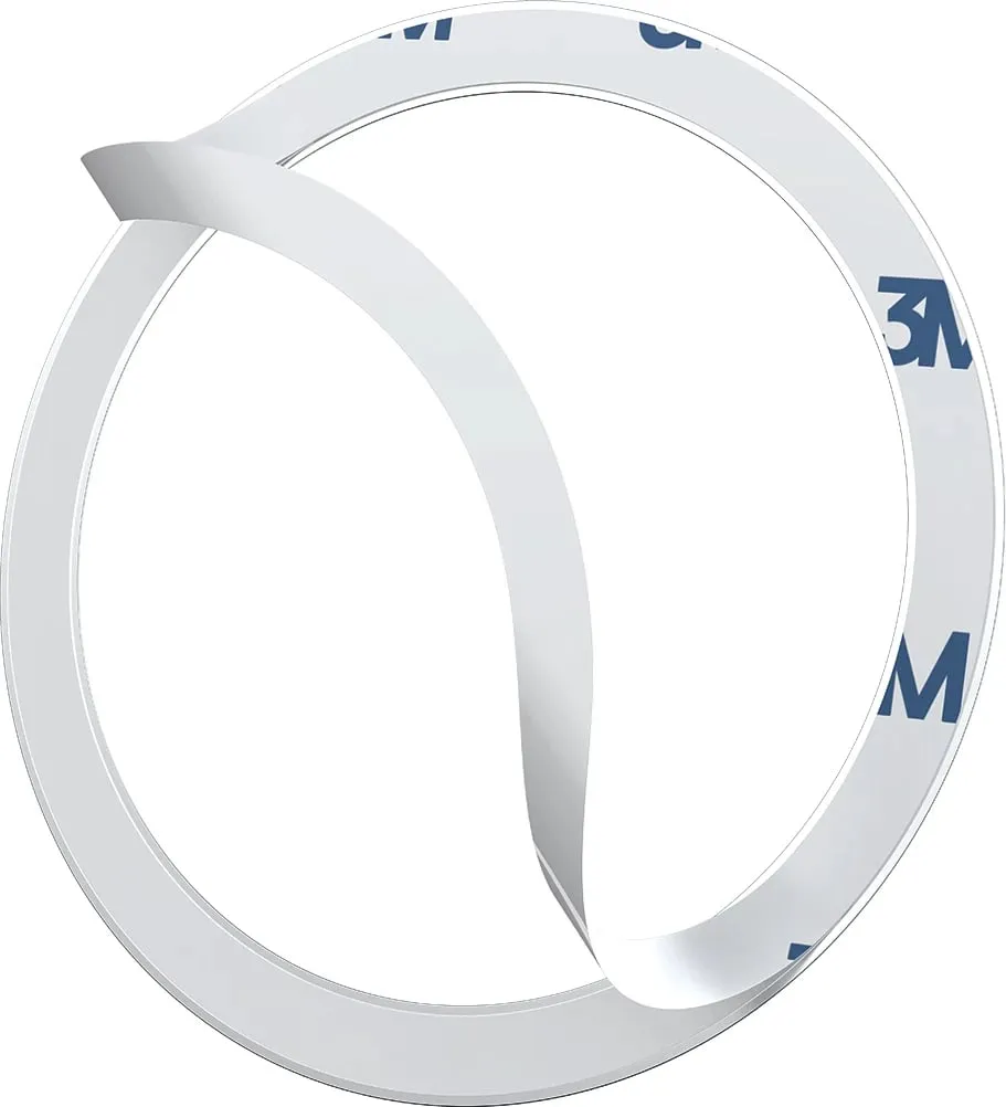 Unazë magnetike Baseus Halo Series, 2 copë, për MagSafe, argjendtë - 2