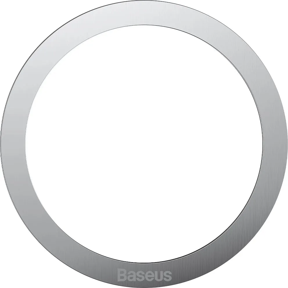 Unazë magnetike Baseus Halo Series, 2 copë, për MagSafe, argjendtë - 3