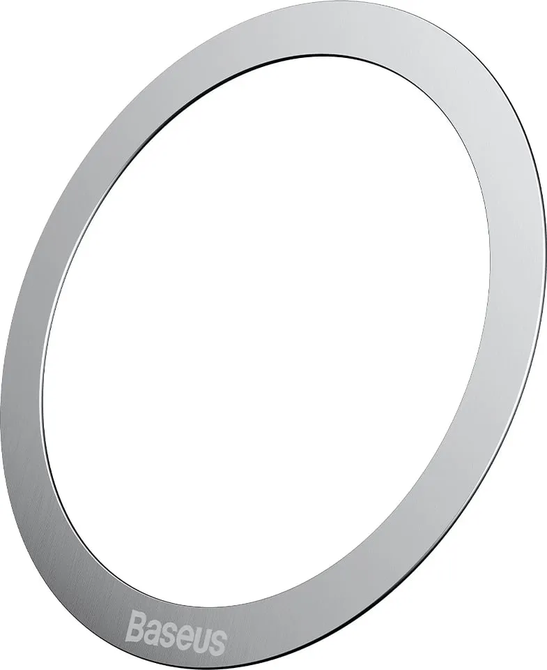 Unazë magnetike Baseus Halo Series, 2 copë, për MagSafe, argjendtë - 6