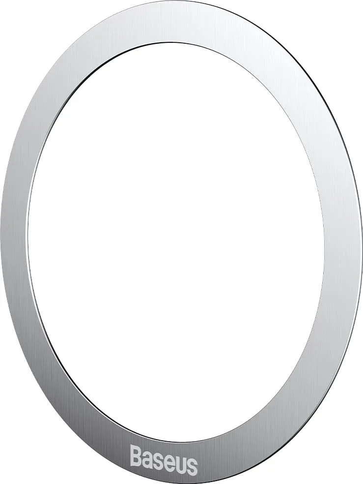 Unazë magnetike Baseus Halo Series, 2 copë, për MagSafe, argjendtë - 7