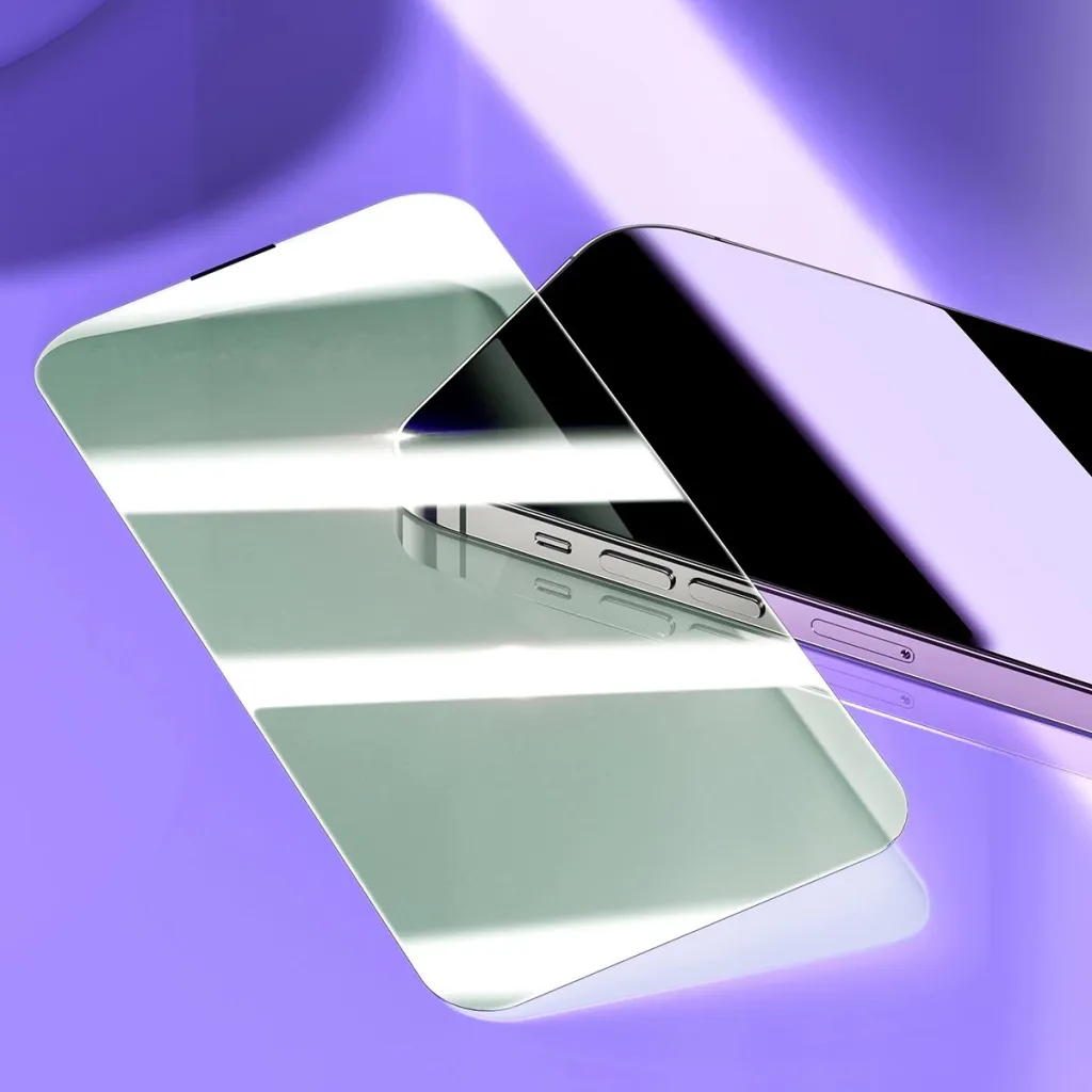 Mbrojtës ekrani Baseus Tempered Glass, Anti Blue Light, 0.3mm, për iPhone 14 Pro - 11
