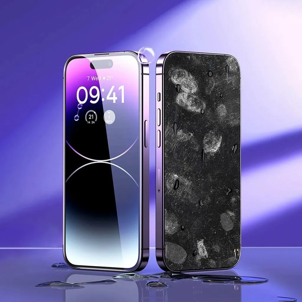 Mbrojtës ekrani Baseus Tempered Glass, Anti Blue Light, 0.3mm, për iPhone 14 Pro - 20
