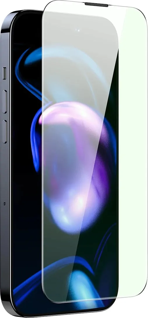 Mbrojtës ekrani Baseus Tempered Glass, Anti Blue Light, 0.3mm, për iPhone 14 Pro - 3