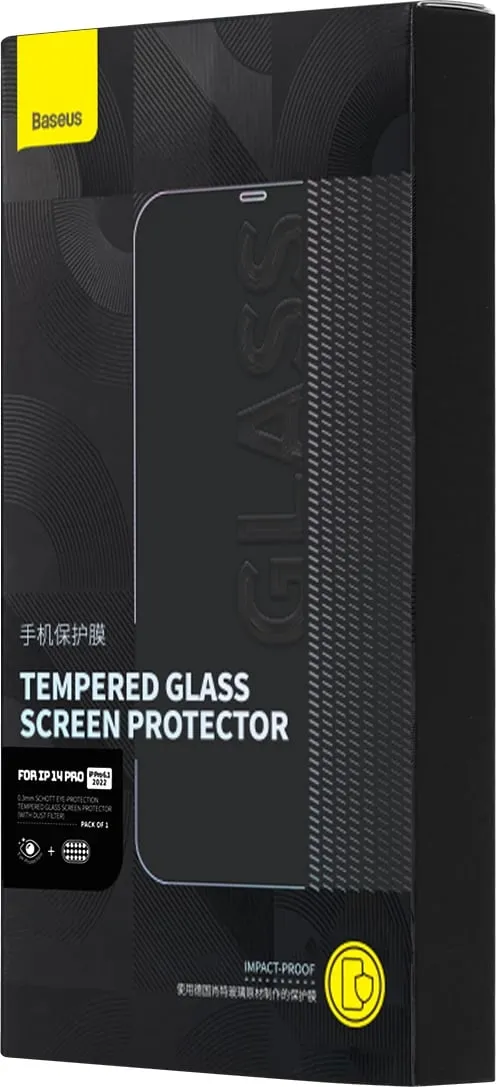 Mbrojtës ekrani Baseus Tempered Glass, Anti Blue Light, 0.3mm, për iPhone 14 Pro - 5
