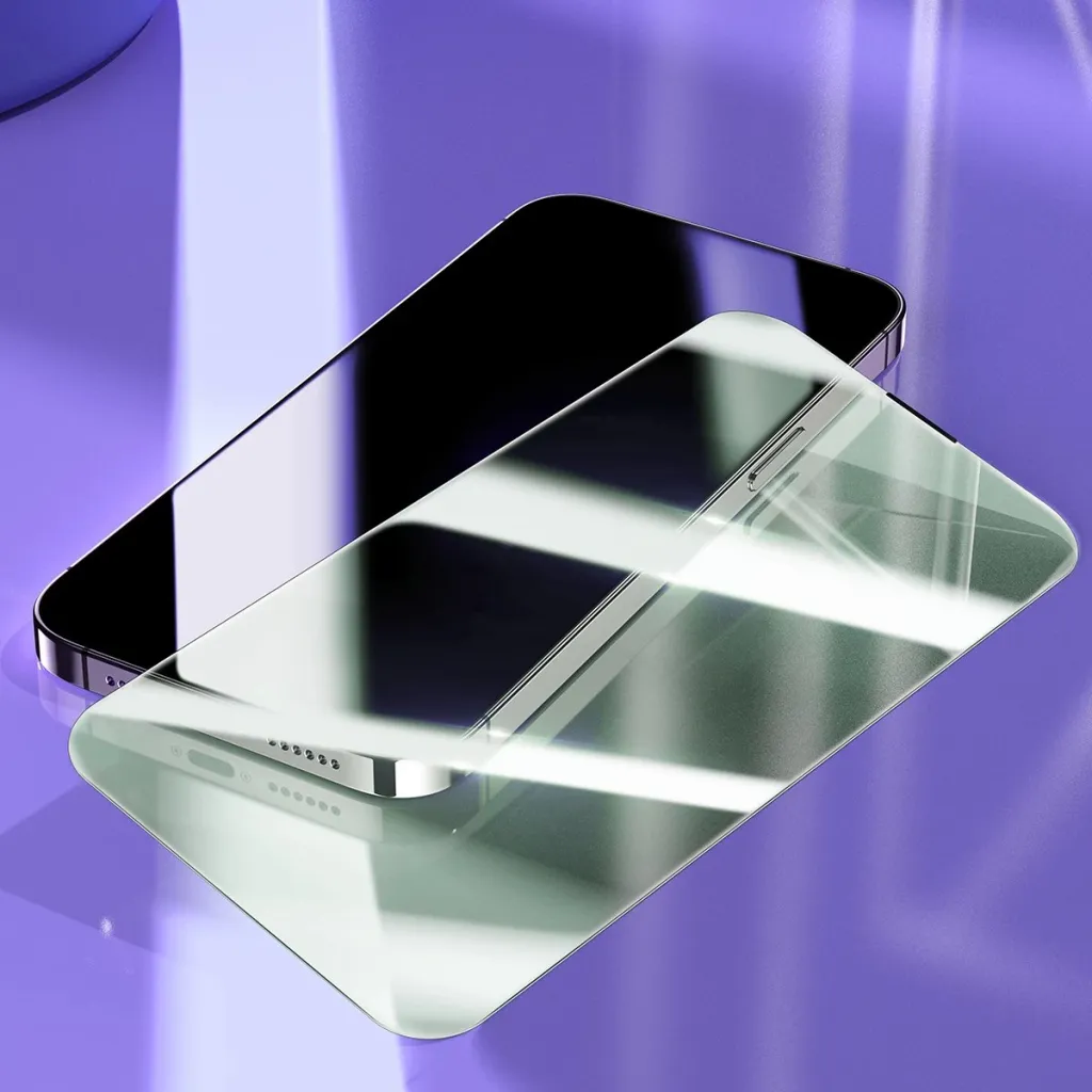 Mbrojtës ekrani Baseus Tempered Glass, Anti Blue Light, 0.3mm, për iPhone 14 Pro - 9