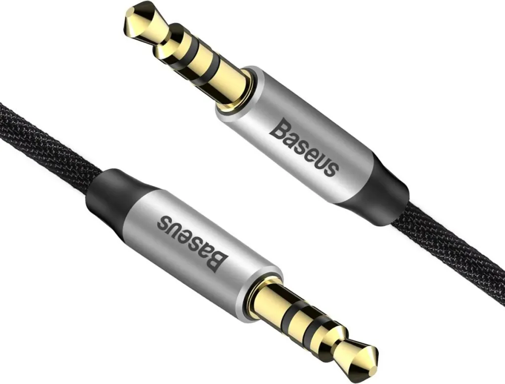 Kabllo Baesus, jack 3.5 mm - 3.5 mm, 1.5 m, e zezë - 3