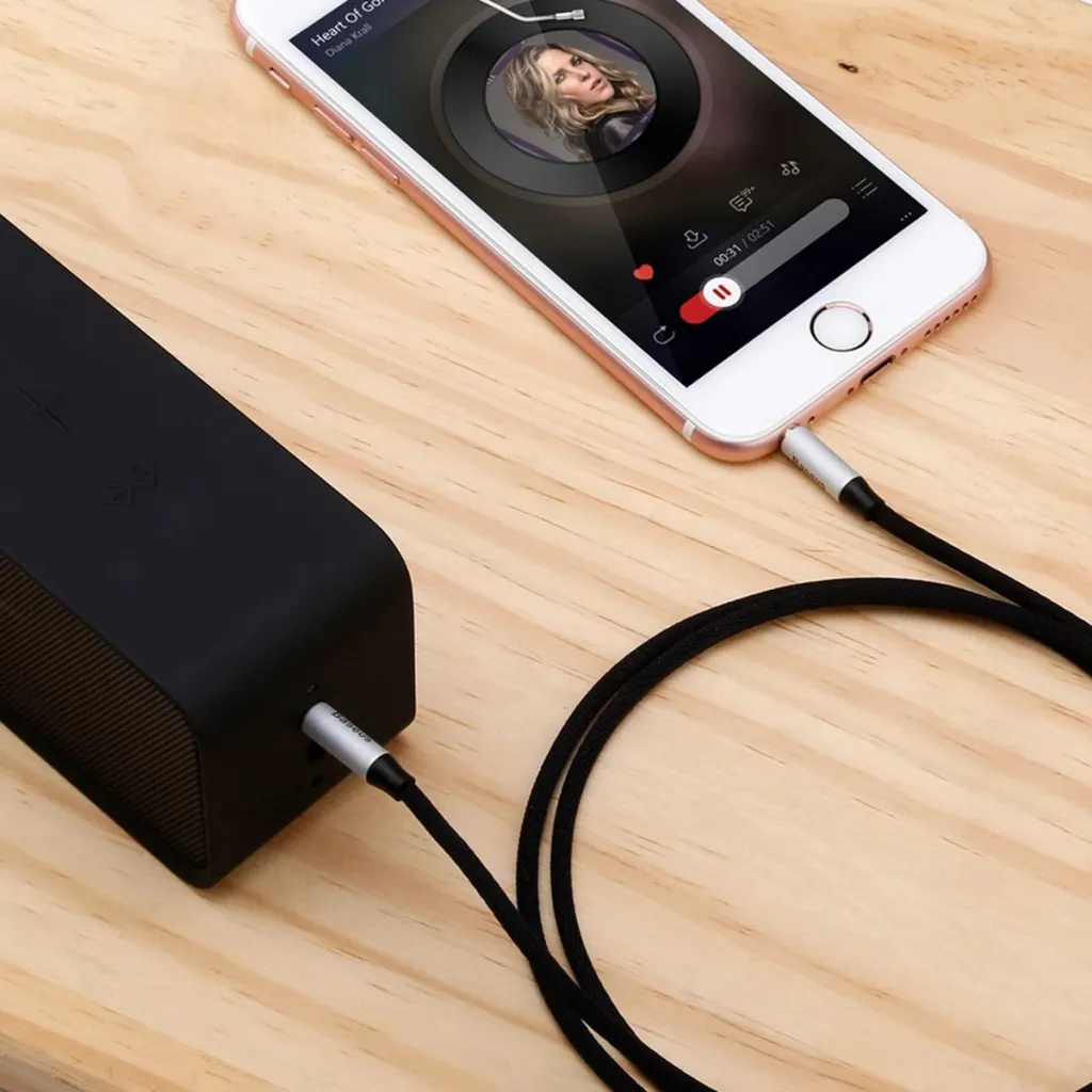 Kabllo Baesus, jack 3.5 mm - 3.5 mm, 1.5 m, e zezë - 10